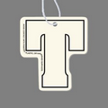 Letter "T" Air Freshener Tag